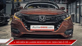 ĐỘ ĐÈN BI LASER HENVVEI L91 2020 CHO Ô TÔ