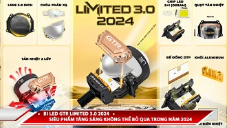 TẠI SAO BI LED GTR LIMITED 3.0 2024 LÀ SẢN PHẨM TĂNG SÁNG ĐÁNG CÂN NHẮC TRONG NĂM 2024