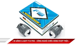 BI GẦM X-LIGHT F10 PRO - 'TÂN BINH MỚI' MANG NHIỀU CÔNG NGHỆ CHIẾU SÁNG VƯỢT TRỘI
