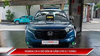 HONDA CR-V ĐỘ ĐÈN BI GẦM GTR G1 TURBO