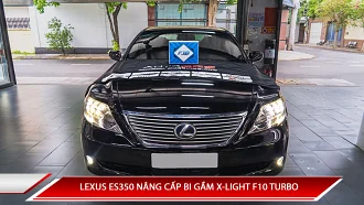 LEXUS ES350 NÂNG CẤP BI GẦM X-LIGHT F10 TURBO