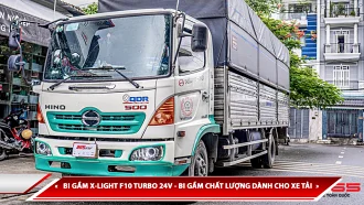 BI GẦM X-LIGHT F10 TURBO 24V - BI GẦM CHẤT LƯỢNG DÀNH CHO XE TẢI