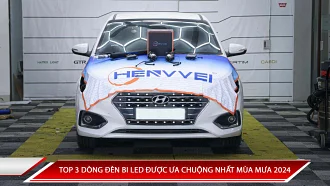 TOP 3 DÒNG ĐÈN BI LED Ô TÔ  ĐƯỢC ƯA CHUỘNG NHẤT MÙA MƯA 2024