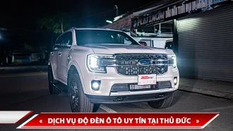 Dịch vụ độ đèn ô tô uy tín tại thủ đức