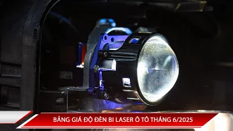 Bảng giá đèn bi Laser ô tô tháng 6/2025