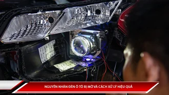 Nguyên nhân đèn ô tô bị mờ và cách xử lý hiệu quả