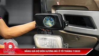 Bảng giá độ đèn sương mù ô tô tháng 7/2025