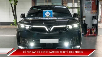 CÓ NÊN ĐỘ ĐÈN BI GẦM CHO XE Ô TÔ ĐIỆN KHÔNG?