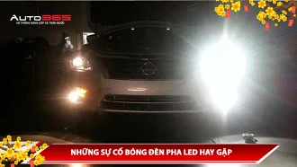 Những sự cố bóng đèn pha LED hay gặp