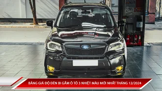 BẢNG GIÁ ĐỘ ĐÈN BI GẦM Ô TÔ 3 NHIỆT MÀU MỚI NHẤT THÁNG 12/2024