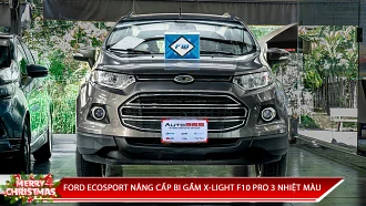 FORD ECOSPORT NÂNG CẤP BI GẦM X-LIGHT F10 PRO 3 NHIỆT MÀU