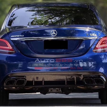 Lip Pô Mercedes C Class W205 thành C63 AMG