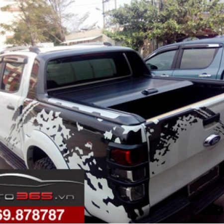 Nắp thùng cuộn Ford Ranger KSC Màu Đen Sang Trọng