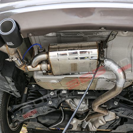 Độ Pô BMW 320i Nâu Bầu pô Remus Cổ pô AKRAPOVIC đôi