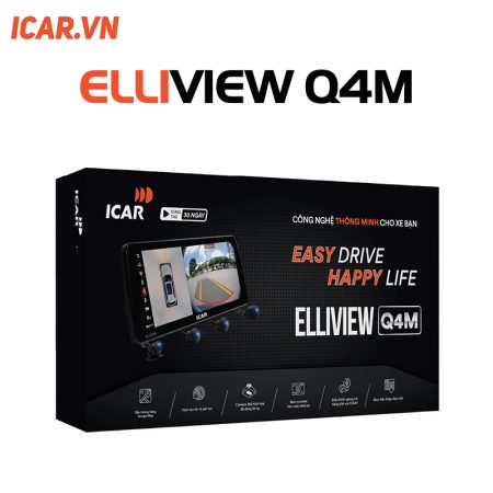MÀN HÌNH ANDROID Ô TÔ ELLIVIEW Q4M