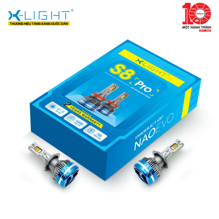 BÓNG LED X-LIGHT S8 PRO - NHIỆT MÀU 4300K