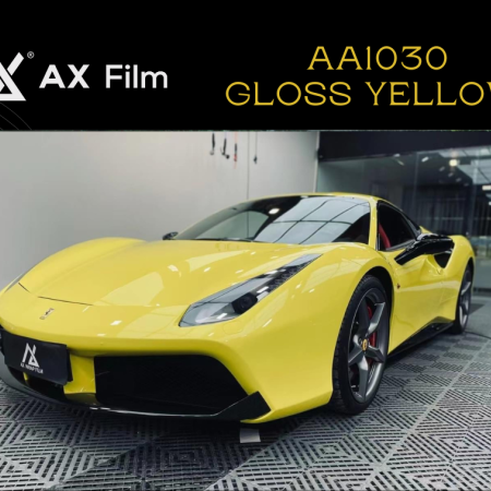 AX WRAP FILM GLOSS YELLOW – MÀU VÀNG BÓNG FERRARI 448 GTB