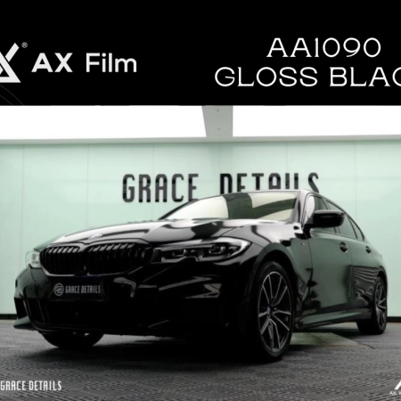 AX WRAP FILM GLOSS BLACK - ĐEN BÓNG BMW 325