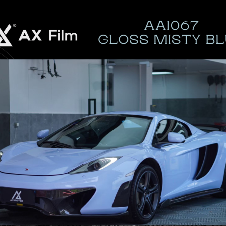 AX WRAP FILM GLOSS MISTY BLUE – XANH SƯƠNG BÓNG MCLAREN