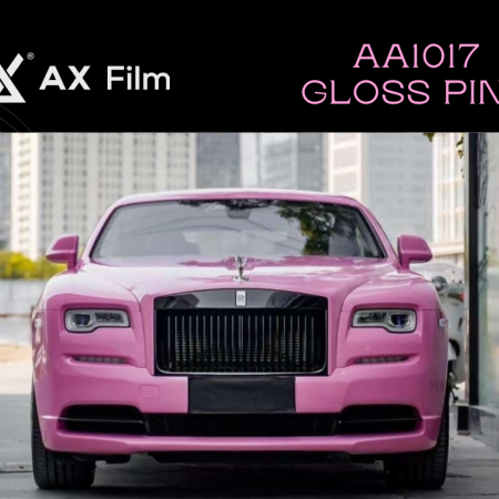 AX WRAP FILM GLOSS PINK - MÀU HỒNG BÓNG