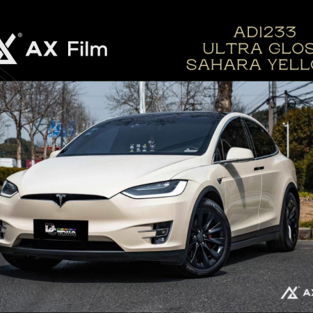 AX WRAP FILM ULTRA GLOSS SAHARA YELLOW - VÀNG SA MẠC SIÊU BÓNG