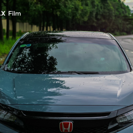 AX WRAP FILM GLOSS LIGHT CEMENT GRAY – XI MĂNG SÁNG BÓNG - HONDA CIVIC