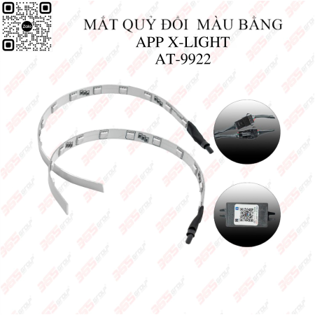 MẮT QUỶ ĐỔI MÀU BẰNG APP X-LIGHT AT-9922