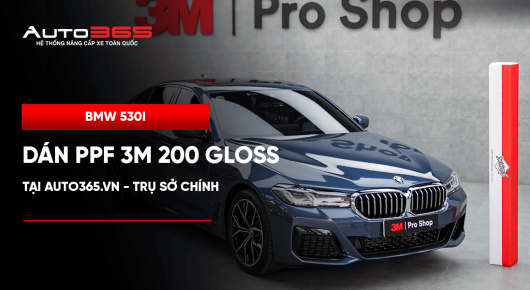 BMW 530i dán PPF 3M 200 Gloss trọn ngoại thất tại Auto365.vn - Trụ Sở Chính
