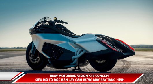 BMW Motorrad Vision K18 Concept - Siêu mô tô độc bản lấy cảm hứng máy bay tàng hình