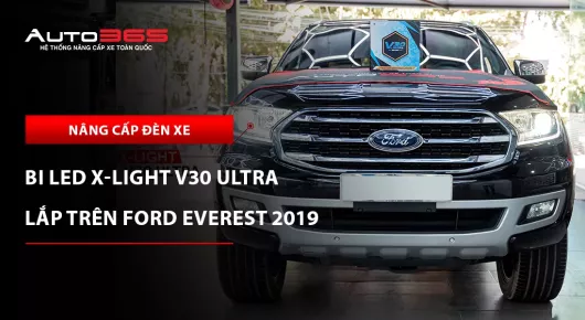 Ford Everest 2019 lắp X-Light V30 Ultra 2023