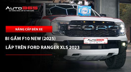 Ford Ranger XLS 2023 lắp X-Light F10 New 2025 cho đèn gầm 