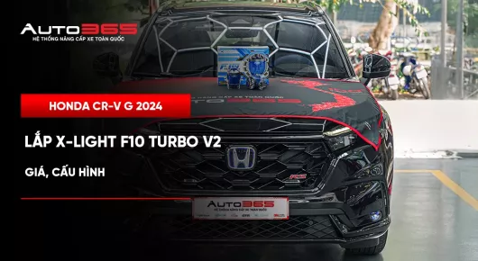 Honda CR-V G 2024 lắp X-Light F10 Turbo V2: Giá, cấu hình
