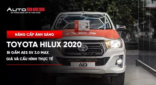 Toyota Hilux 2020 lắp bi gầm AES SV 3.0 Max: Giá, cấu hình 