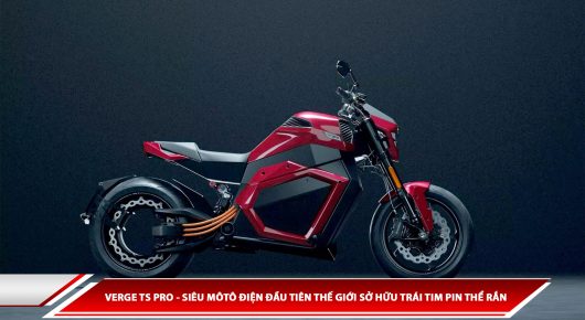 Verge TS Pro - Siêu môtô điện đầu tiên thế giới sở hữu trái tim pin thể rắn