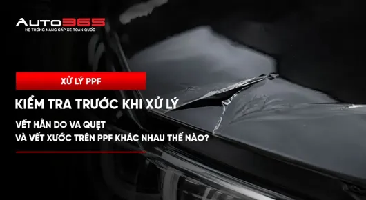 Vết hằn do va quẹt và vết xước trên PPF khác nhau thế nào? Cách kiểm tra trước khi xử lý
