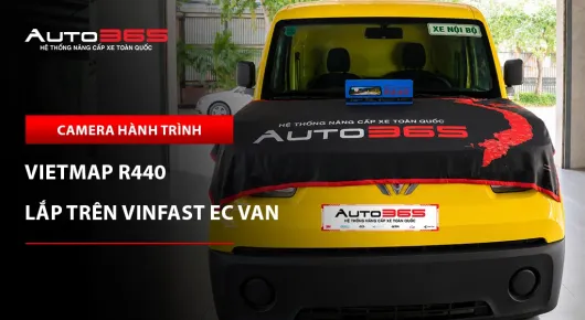 VinFast EC Van 2026 lắp camera hành trình Vietmap R440