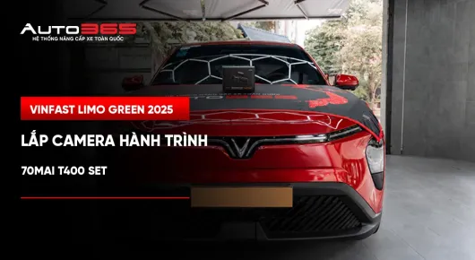 VinFast Limo Green 2025 lắp camera hành trình 70mai T400 Set