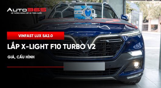 VinFast Lux SA2.0 lắp X-Light F10 Turbo V2: Giá, cấu hình