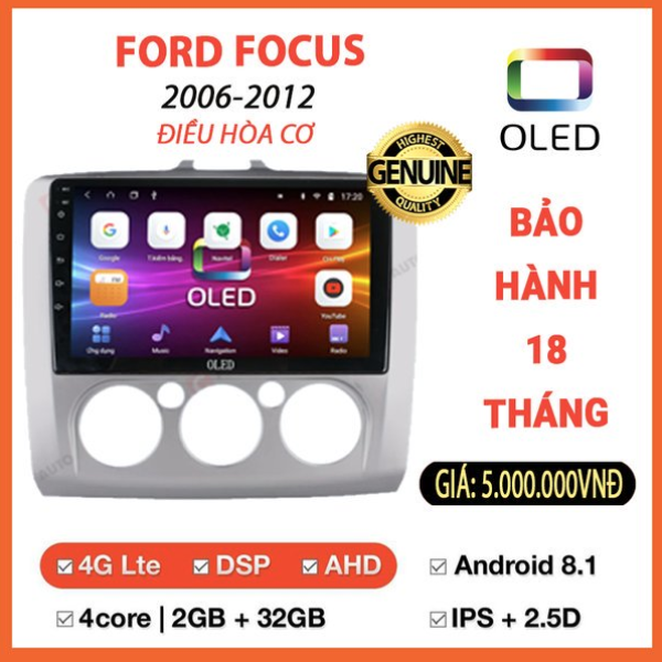 MÀN HÌNH OLED FORD FOCUS 2006 - 2012