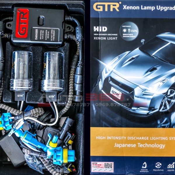 BỘ KIT GTR  XENON VÀ BALLAST 38W TĂNG SÁNG 150%