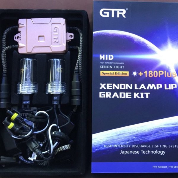 KIT XENON và BALLAST GTR TĂNG SÁNG 180PLUS