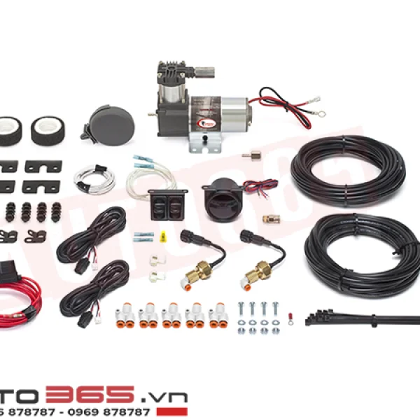BỘ BƠM ĐIỆN TỰ ĐỘNG BẦU HƠI AIRBAG MAN VỚI ĐỒNG HỒ ĐO ÁP SUẤT VÀ CÔNG TẮC