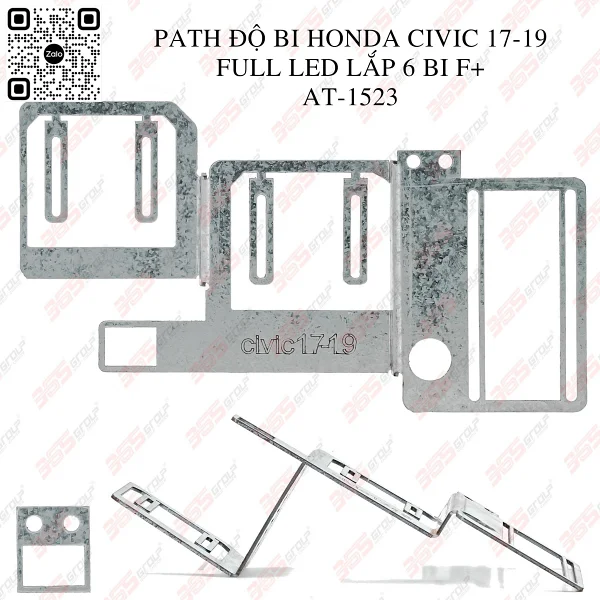 Path độ bi Honda Civic 17-19 full LED - lắp 6 bi F+ - AT-1523
