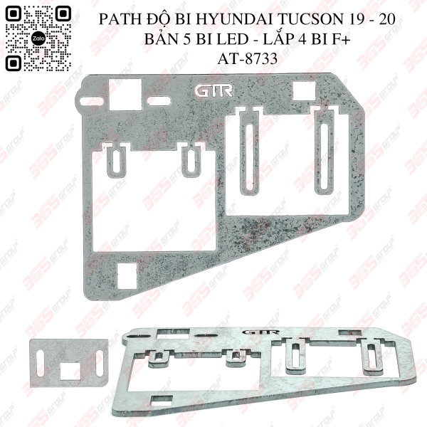 PATH ĐỘ BI HYUNDAI TUCSON 19-20 BẢN 5 BI LED - LẮP 4 BI F+ - AT-8733