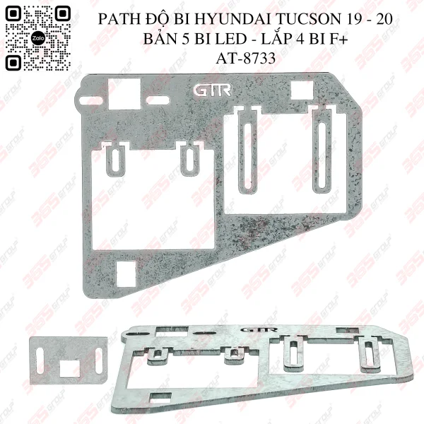 Path độ bi Hyundai Tucson 19-20 bản 5 bi LED - lắp 4 bi F+ - AT-8733