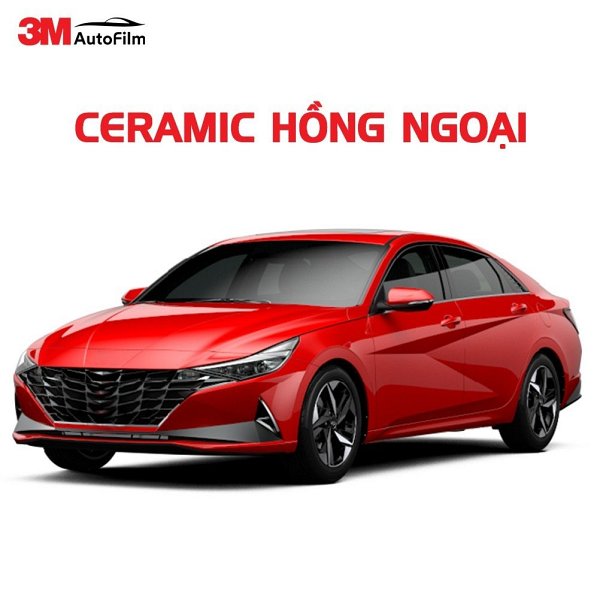 Dán Phim Cách Nhiệt 3M Ceramic IR Cho Xe Sedan