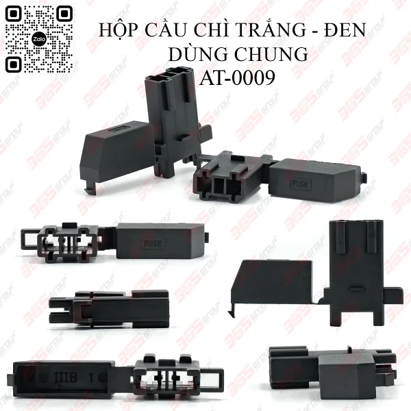 Hộp cầu chì Trắng/Đen dùng chung AT-0009