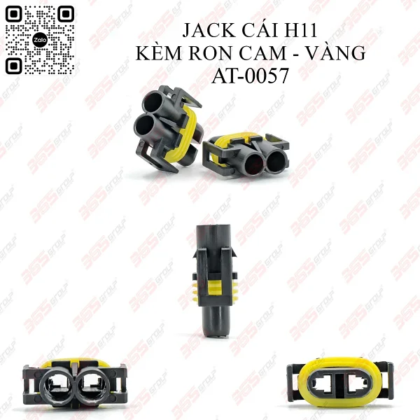 Jack Cái H11 Kèm ron cam/vàng - AT-0057