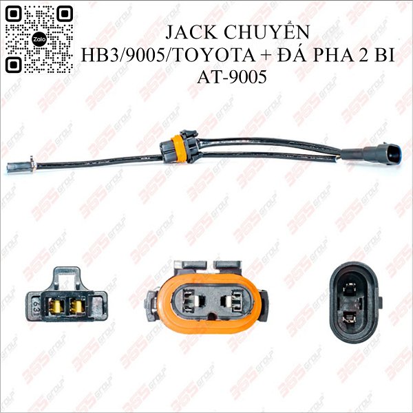 JACK CHUYỂN HB3 9005 TOYOTA ĐÁ PHA 2 BI