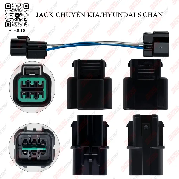 Jack chuyển Kia/Hyundai 6 chân